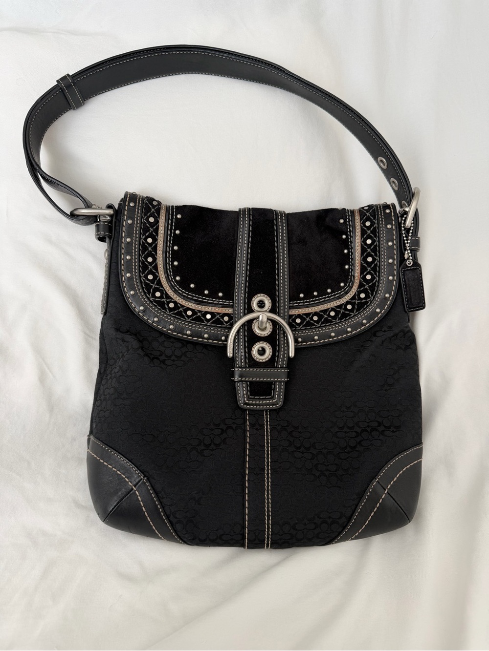 Coach Vintage Y2K Studded Large Soho